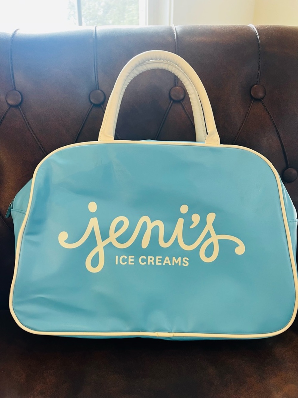 Jeni’s Ice Creams Blue Logo Insulated Tote Bag